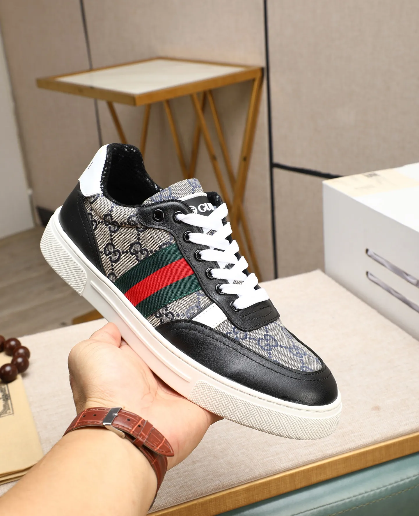 Men's men's shoes💰440 GUCCI🔍🔍2025 latest model Available at the counter at the same time, original calfskin imported from Italy, genuine leather lining, (high-end, extravagant, and classy) with exquisite workmanship, soles: original soles specially provided by the original factory, ⚠Exclusive double-layer movable molded soles are super comfortable⚠, real photos🎬The real ones are better🔍🔍"High quality·Follow the order" code number 38-44 (45 46 customized)